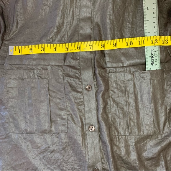 BCBGMaxAzria Dusty Olive Anderson Button Up - Picture 14 of 14